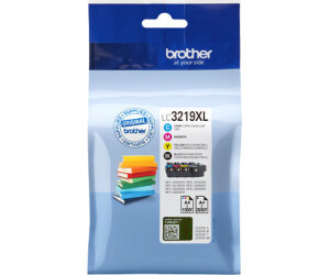 Pack cartuchos tinta brother lc3219xlval negro cian magenta amarillo 3000 paginas negro -  1500 paginas color