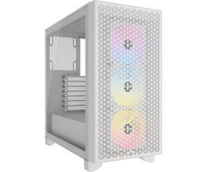Caja Semitorre Atx 3000d Rgb Airflow Tg White Corsair