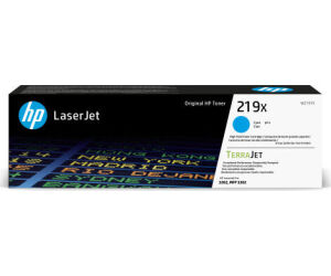 HP Cartucho de TÃ³ner Original LaserJet 219X de alta capacidad cian