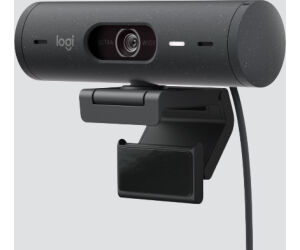 Webcam logitech brio 500 grafito full hd - usb tipo c
