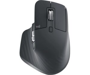 Ratón Ergonómico Inalámbrico por Bluetooth Logitech MX Master 3S For Business/ Batería recargable/ Hasta 8000 DPI/ Grafito