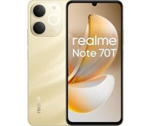 Smartphone Realme Note 70T 4GB/ 128GB/ 6.74"/ Dorado Playa