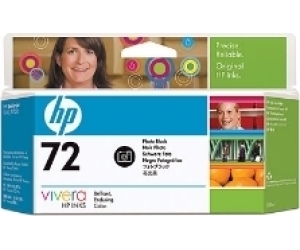 HP Cartucho de tinta 72 negro fotográfico de 130 ml
