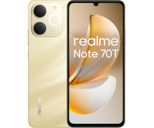 realme Note 70T 17,1 cm (6.74") SIM doble Android 15 4G USB Tipo C 4 GB 128 GB 6000 mAh Oro