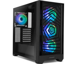 Caja Nox Hummer Plasma Semit Atx Vent Argb 2x Frontales