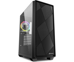 Caja Midi Atx Sharkoon Vs8 Rgb 2usb-a 1xvent 120mm S/f Fuente Negro