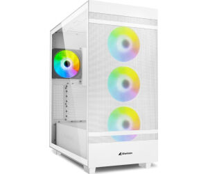 Caja Atx Sharkoon Rebel C50 Rgb 2xusb3.0 Sin Fuente Blanco
