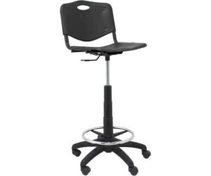 Taburete Piqueras y Crespo Robledo PVC T26GNI840RN/ Negro