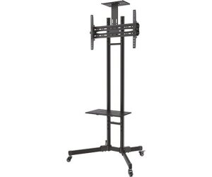 Soporte Suelo Ruedas Aisens Bandeja Dvd/camara Monitor/tv 50kg 37"-70" Negro