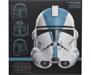 Casco electrónico hasbro star wars the black series clone trooper (legión 501)