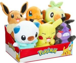 Pack de 6 peluches pokemon ola 9 20 cm