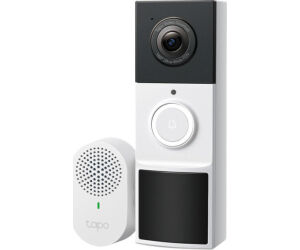 Tp-link Video Doorbell Camera 1 X Tapo D210, 1 X Tapo D100c Spec: 2k 3mp (2304x1296), 2.4ghz, 6400mah Rechargeable Lithium-ion Battery