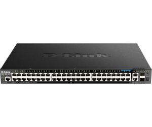 D-LINK SWITCH 52 PUERTOS 1Gbit w/4 2.5Base-T + 2 10 Gbit ETH +2 10 Gbit SFP+ PoE