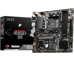 Placa Base Msi Pro B550m-p Gen3 Am4 Matx 4xddr4