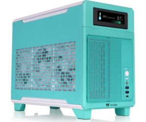 Caja Micro Atx Thermaltake Tr100 Usbc X 1 Usb 3.0 X 2 Sn Fuente Rosa Azul