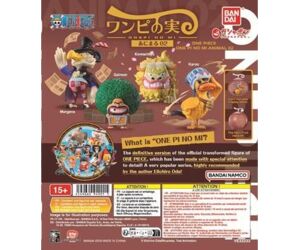 Surtido bandai gashapon one piece mi animal 02 20 articulos