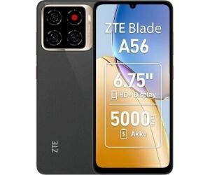 Smartphone ZTE Blade A56 4GB/ 64GB/ 6.75"/ Negro