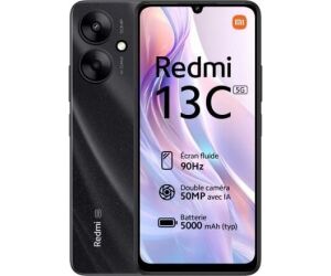 Smartphone Xiaomi Redmi 13C 4GB/ 128GB/ 6.74"/ 5G/ Negro