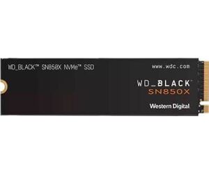 1 TB SSD SERIE M.2 2280 PCIe BLACK NVME SN850X WD