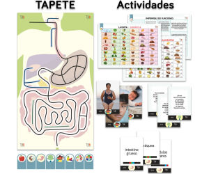 Pack aparato digestivo tilk ozobot tapete + actividades