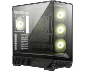 Caja Msi Mag Pano 130r Pz,3x2.5"+2x2.5"/3.5”,3x120+1x120mm (argb),2xusb3.2+1usb3.2 Type C+audio+micro,mid Tower,negra