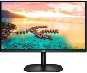 Monitor AOC 24B2XH/EU 23.8"/ Full HD/ Negro