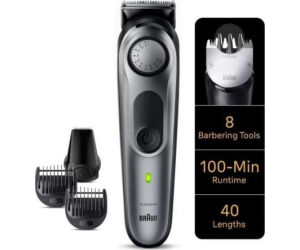 Cortabarbas Braun BeardTrimmer 7 BT7420/ con Batería/ 6 Accesorios