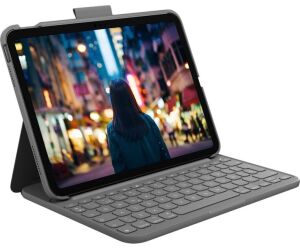 Funda logitech slim folio con teclado para ipad