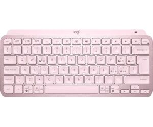 Teclado logitech mx keys mini rosa wireless inalambrico