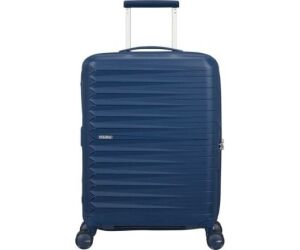 Maleta de Cabina American Tourister FastForward Spinner Expansible 55cm/ 55x40x23cm/ 4 Ruedas/ Azul Marino