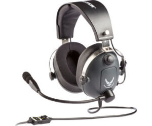 Thrustmaster 4060196 auricular y casco Auriculares AlÃ¡mbrico AviaciÃ³n/Control de trÃ¡fico aÃ©reo Gris