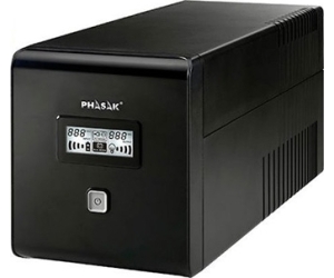 SAI Línea Interactiva Phasak 1000 VA LCD/ 1000VA/ 4 Salidas/ Formato Torre