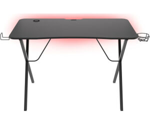 Mesa Gaming Genesis Holm 200 Rgb Negro Carbono