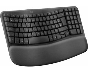 Teclado logitech wave keys bluetooth negro