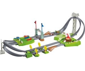Circuito coches mattel hot wheels mario kart