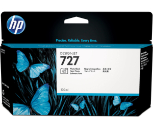 HP Cartucho de tinta DesignJet 727 negro fotogrÃ¡fico de 130 ml