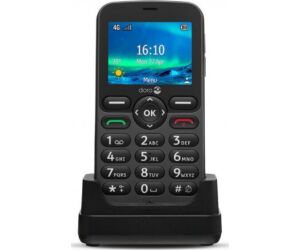 Telefono movil doro 5860 black - 2.4 pulgadas -  4g - negro