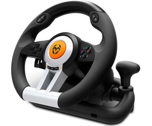 Krom Juego de Volante y pedales K-Wheel Multip.