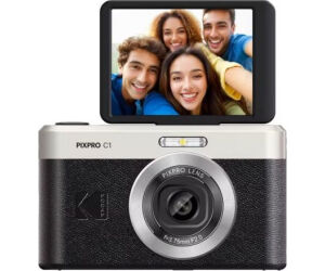Cámara Digital Kodak Pixpro C1/ 13MP/ Zoom Óptico 4x/ Negra