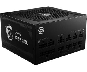 MSI MAG A650GL unidad de fuente de alimentaciÃ³n 650 W 20+4 pin ATX ATX Negro