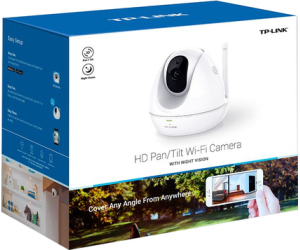 Camara Ip Tp-link Interior 720hd Dia/noche Rotativo Tarjeta Sd