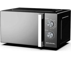 Microondas Grunkel MWG-20ESPEJO/ 800W/ Capacidad 20L/ Función Grill/ Negro
