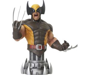 Figura busto diamond collection marvel comic wolverine brown mini busto