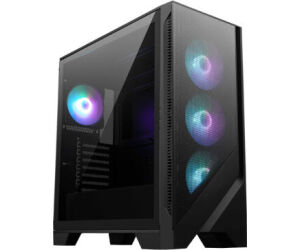 MSI MAG FORGE 320R AIRFLOW carcasa de ordenador Micro Torre Negro, Transparente