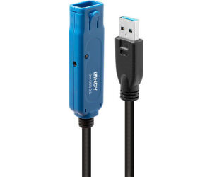 Lindy 43158 cable USB USB 3.2 Gen 1 (3.1 Gen 1) 8 m USB A Negro