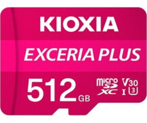 Micro Sd Kioxia 512gb Exceria Plus Uhs-i C10 R98 Con Adaptador