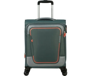 Maleta de Cabina American Tourister Pulsonic Spinner 55cm/ 55x40x23cm/ 4 Ruedas/ Verde Bosque Oscuro