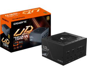 GIGABYTE UD750GM PG5 unidad de fuente de alimentaciÃ³n 750 W 20+4 pin ATX ATX Negro