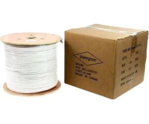 Bobina De Cable Pepegreen Cat6 Blanco