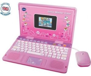 Portátil Infantil VTech Genio Máster Color Bilingüe/ Rosa